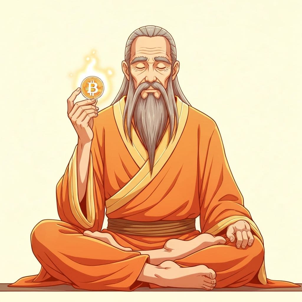 Kung Fu Master meditating